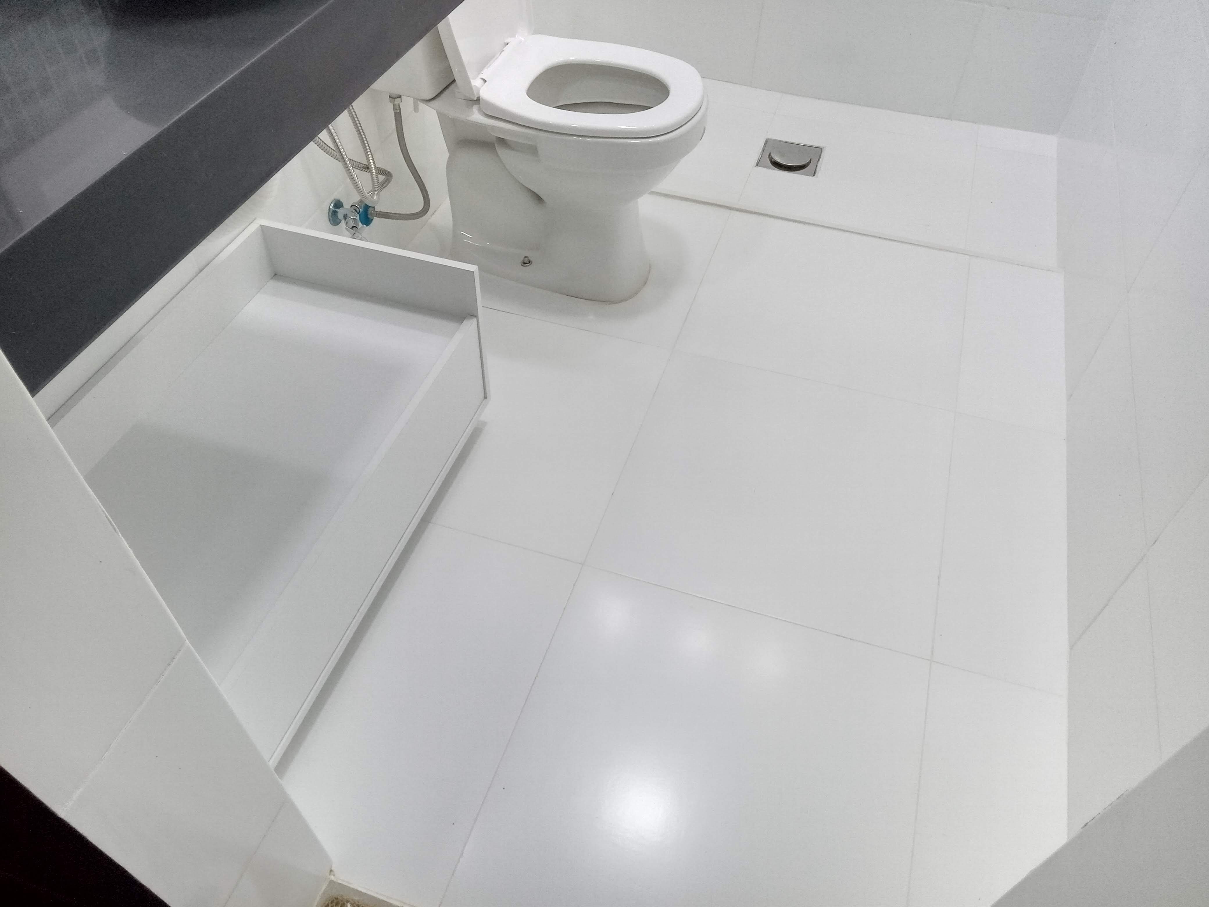 banheiro em Abolição/RJ ficando pronto